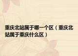 重庆北站属于哪一个区（重庆北站属于重庆什么区）
