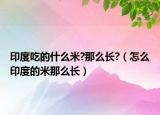 印度吃的什么米?那么长?（怎么印度的米那么长）