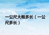 一公尺大概多长（一公尺多长）