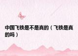 中国飞铁是不是真的（飞铁是真的吗）
