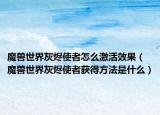 魔兽世界灰烬使者怎么激活效果（魔兽世界灰烬使者获得方法是什么）