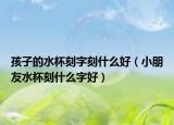 孩子的水杯刻字刻什么好（小朋友水杯刻什么字好）