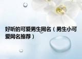 好听的可爱男生网名（男生小可爱网名推荐）
