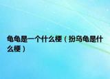 龟龟是一个什么梗（扮乌龟是什么梗）