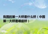 我国的第一大桥是什么桥（中国第一大桥是哪座桥）