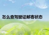 怎么查驾驶证邮寄状态