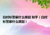 白衬衫警察什么级别 知乎（白衬衫警察什么级别）