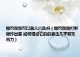 娜可露露可以暴击出装吗（娜可露露打野爆炸出装 如何增加它的的暴击几率和攻击力）
