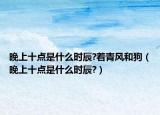 晚上十点是什么时辰?着青风和狗（晚上十点是什么时辰?）
