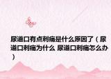尿道口有点刺痛是什么原因了（尿道口刺痛为什么 尿道口刺痛怎么办）