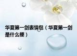 华夏第一剑表情包（华夏第一剑是什么梗）