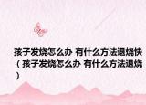 孩子发烧怎么办 有什么方法退烧快（孩子发烧怎么办 有什么方法退烧）