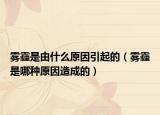 雾霾是由什么原因引起的（雾霾是哪种原因造成的）