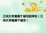 江州大学是哪个城市的学校（江州大学是哪个城市）