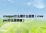 creeper什么梗什么意思（creeper什么意思梗）