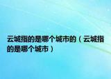 云城指的是哪个城市的（云城指的是哪个城市）