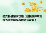 橙光我是超模攻略（超模演绎攻略 橙光游戏超模养成怎么过呢）