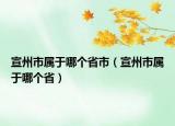 宣州市属于哪个省市（宣州市属于哪个省）