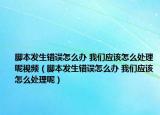脚本发生错误怎么办 我们应该怎么处理呢视频（脚本发生错误怎么办 我们应该怎么处理呢）