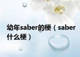 幼年saber的梗（saber什么梗）