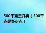 500千克是几克（500千克是多少克）