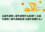 头层牛皮和二层牛皮有什么区别?（头层牛皮和二层牛皮的区别 头层牛皮是什么）