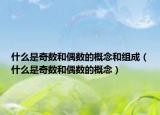 什么是奇数和偶数的概念和组成（什么是奇数和偶数的概念）