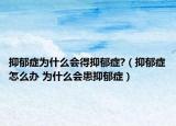 抑郁症为什么会得抑郁症?（抑郁症怎么办 为什么会患抑郁症）