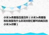小米1s青春版百度百科（小米1s青春版和标准版有什么区别米粉们都对此疯狂的小米1s详解）