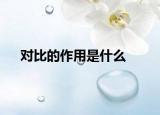 对比的作用是什么