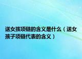 送女孩项链的含义是什么（送女孩子项链代表的含义）