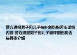警方通报男子因儿子被吓割伤狗舌头详细内容 警方通报男子因儿子被吓割伤狗舌头具体介绍