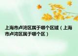 上海市卢湾区属于哪个区域（上海市卢湾区属于哪个区）