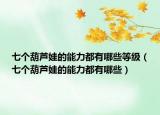 七个葫芦娃的能力都有哪些等级（七个葫芦娃的能力都有哪些）