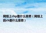 网络上chp是什么意思（网络上的ch是什么意思）