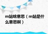 m站啥意思（m站是什么意思啊）