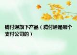 腾付通旗下产品（腾付通是哪个支付公司的）