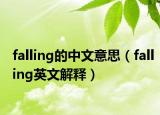 falling的中文意思（falling英文解释）
