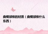 曲棍球棒的材质（曲棍球棒什么东西）
