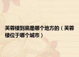 芙蓉楼到底是哪个地方的（芙蓉楼位于哪个城市）