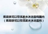 乘高铁可以带洗发水沐浴露吗国内（乘高铁可以带洗发水沐浴露吗）