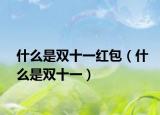 什么是双十一红包（什么是双十一）