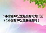 1小时跑10公里是慢跑吗为什么（1小时跑10公里是慢跑吗）