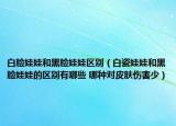 白脸娃娃和黑脸娃娃区别（白瓷娃娃和黑脸娃娃的区别有哪些 哪种对皮肤伤害少）
