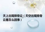 天上出现排骨云（天空出现排骨云是怎么回事）