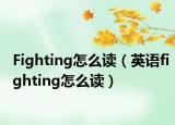 Fighting怎么读（英语fighting怎么读）
