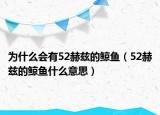 为什么会有52赫兹的鲸鱼（52赫兹的鲸鱼什么意思）