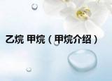 乙烷 甲烷（甲烷介绍）