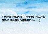 广告学是平面设计吗（学平面广告设计有前途吗 最具有潜力的朝阳产业之一）
