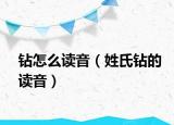 钻怎么读音（姓氏钻的读音）